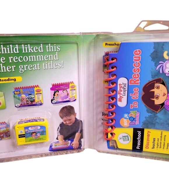 My First LeapPad Dora the Explorer to the Rescue Cartridge and Book LeapFrog - Picture 3 of 7